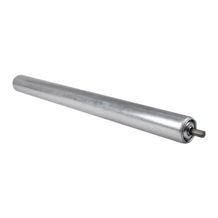 Omni Metalcraft 1.9" Dia. x 16 Ga. Galvanized Roller 26157-6-GP for 6" O.A.W. Omni Conveyors 26157-6-GP